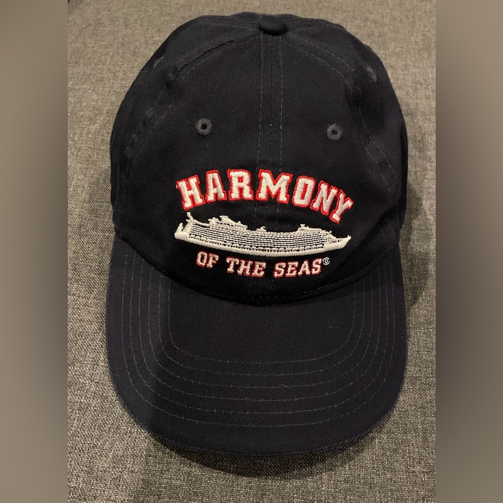 Royal Caribbean Harmony of The Seas Cruise-line Baseball Cap/Hat Navy Blue